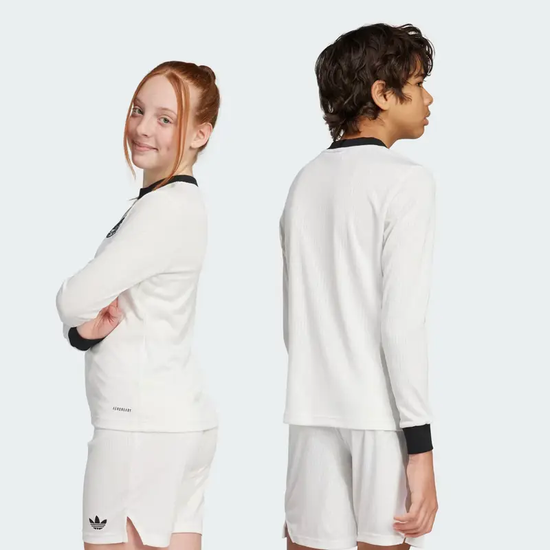 Maglia Anniversary Long Sleeve Junior Germany Cloud White miniatura 4