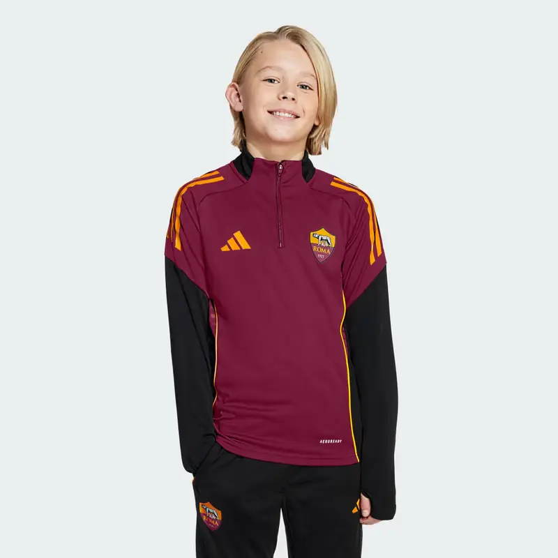 Maglia AS Roma Tiro 25 da allenamento per ragazzi Legacy Burgundy miniatura 3