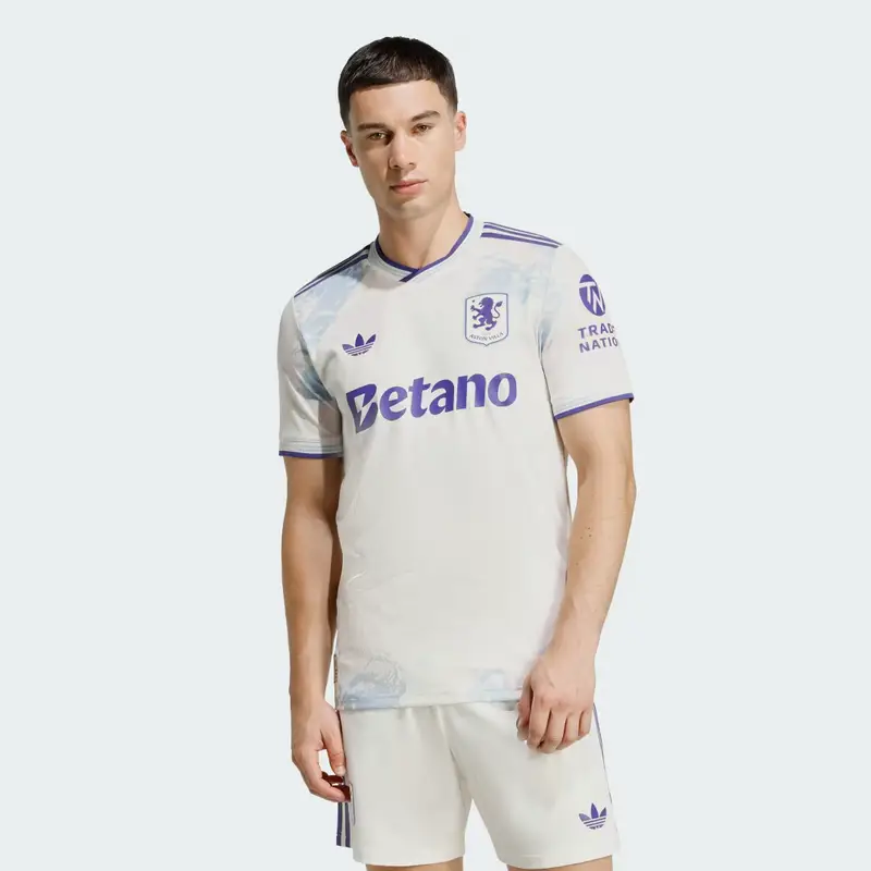 Maglia autentica Aston Villa FC 25/26 Third Off White