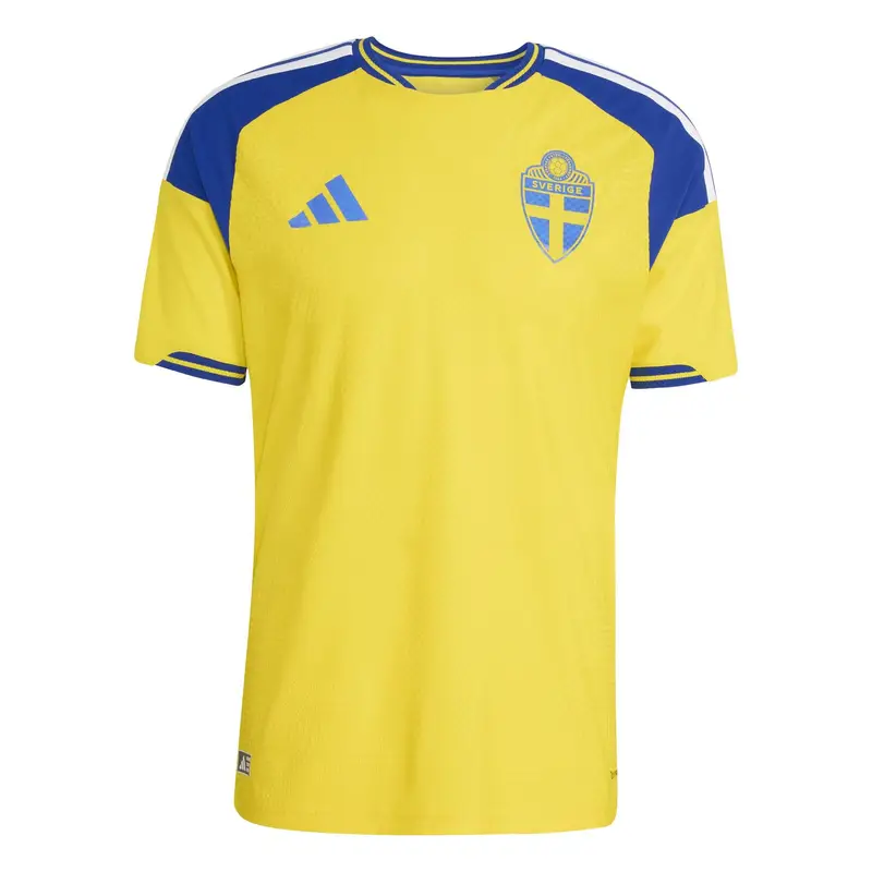 Maglia Autentica Casa Svezia Coupe du Monde 2026 Jaune