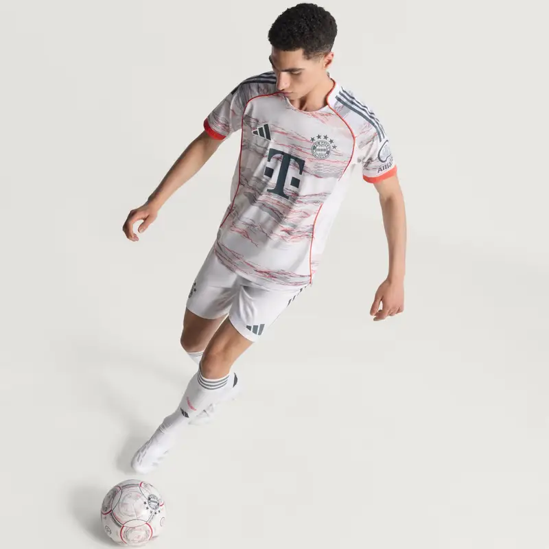Maglia autentica FC Bayern 25/26 Away White miniatura 3