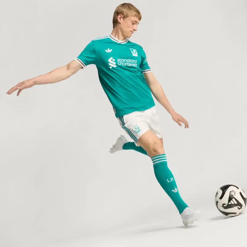 Maglia autentica Liverpool FC 25/26 Sea Green miniatura 4