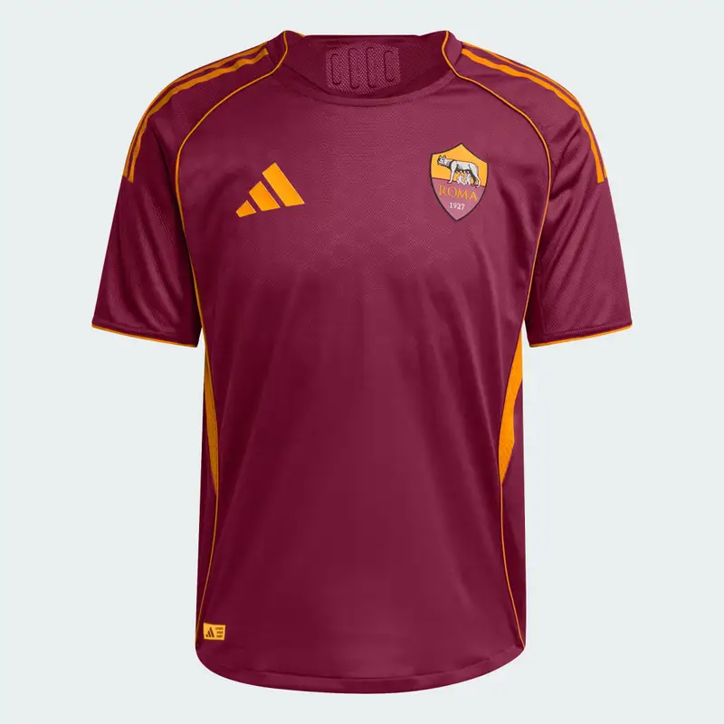Maglia Authentic AS Roma 25/26 Home Legacy Burgundy miniatura 4