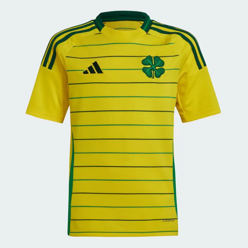 Maglia Away 24/25 Junior Celtic FC Team Yellow miniatura 4