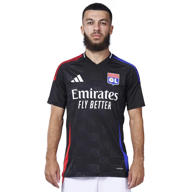 Maglia Away 24/25 Olympique Lyonnais | Adidas Nero