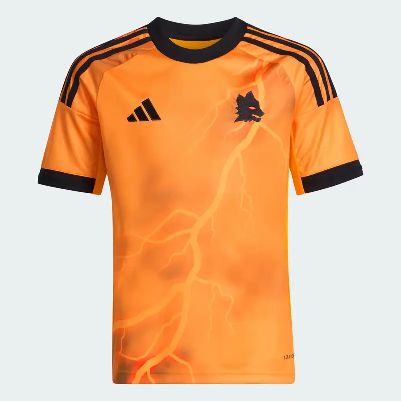 Maglia Away 25/26 Bambini e Bambine AS Roma Crew Orange