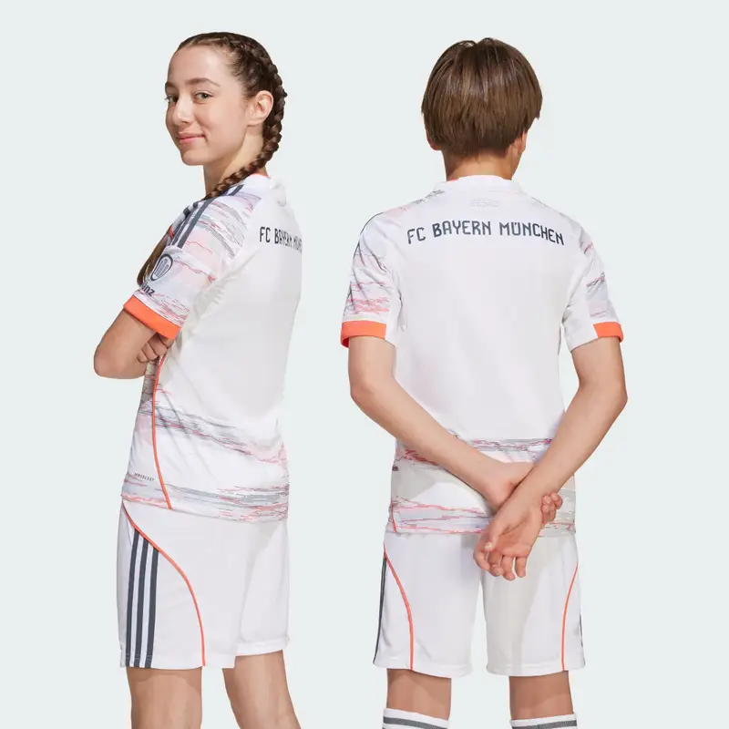 Maglia Away 25/26 Junior FC Bayern MÃ¼nchen White miniatura 3