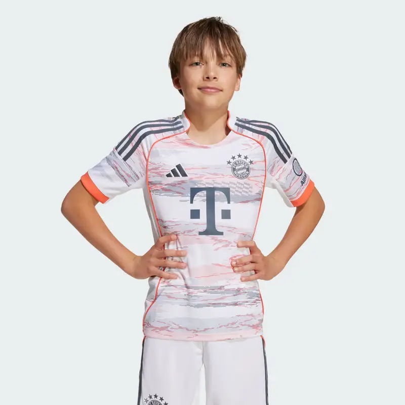 Maglia Away 25/26 Junior FC Bayern MÃ¼nchen White