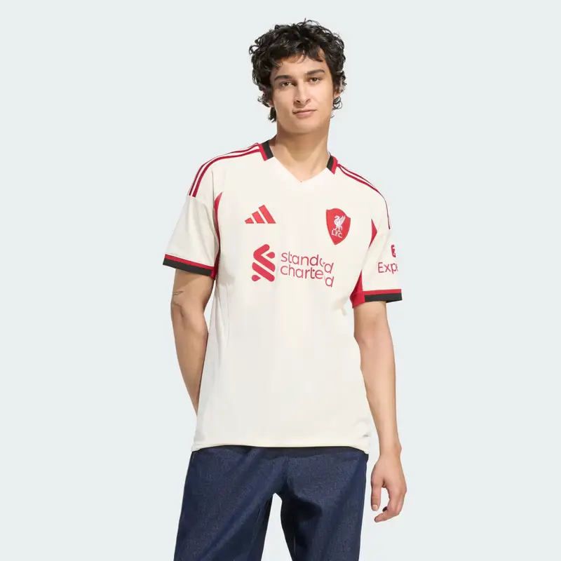 Maglia Away 25/26 Liverpool FC Wonder White