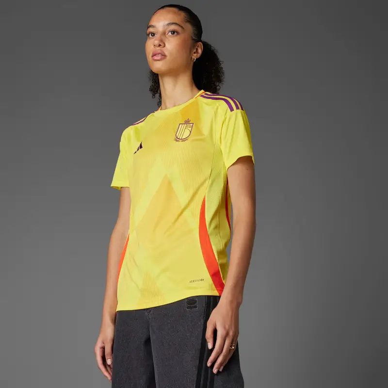 Maglia Away 25 (Women's Team) Belgium Impact Yellow