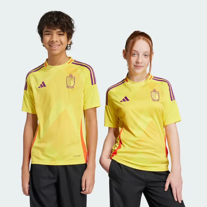 Maglia Away 25 (Women's Team) Kids Belgium Impact Yellow