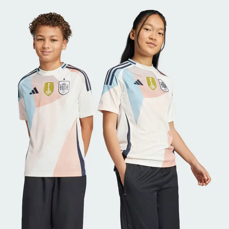 Maglia Away 25 (Women's Team) Kids Spain Chalk White