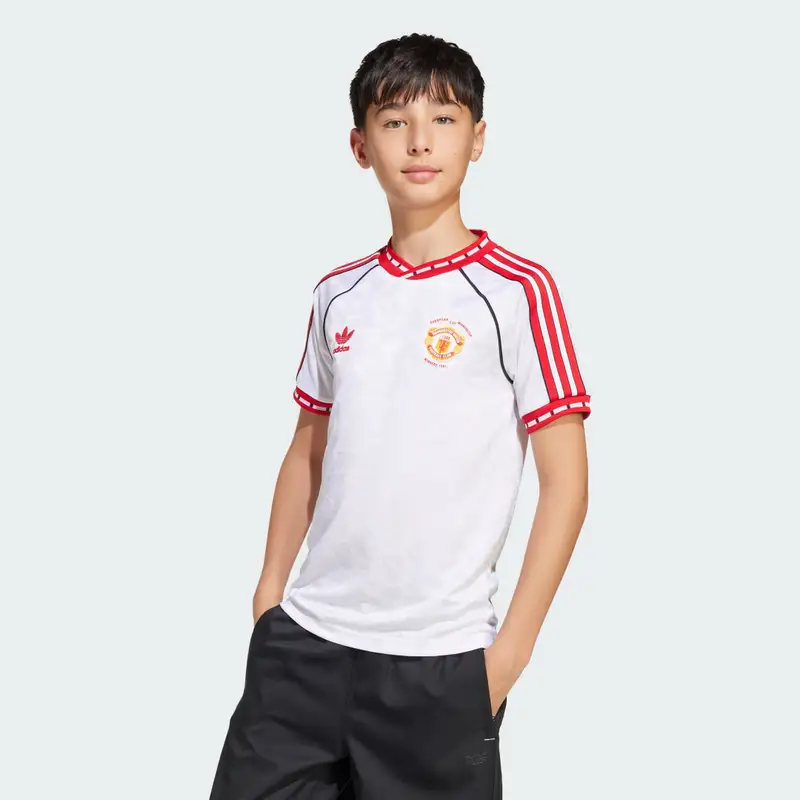 Maglia Away ' 91 Junior Manchester United FC White miniatura 2