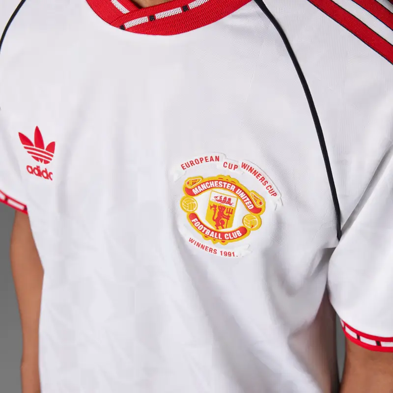 Maglia Away ' 91 Manchester United FC White miniatura 3