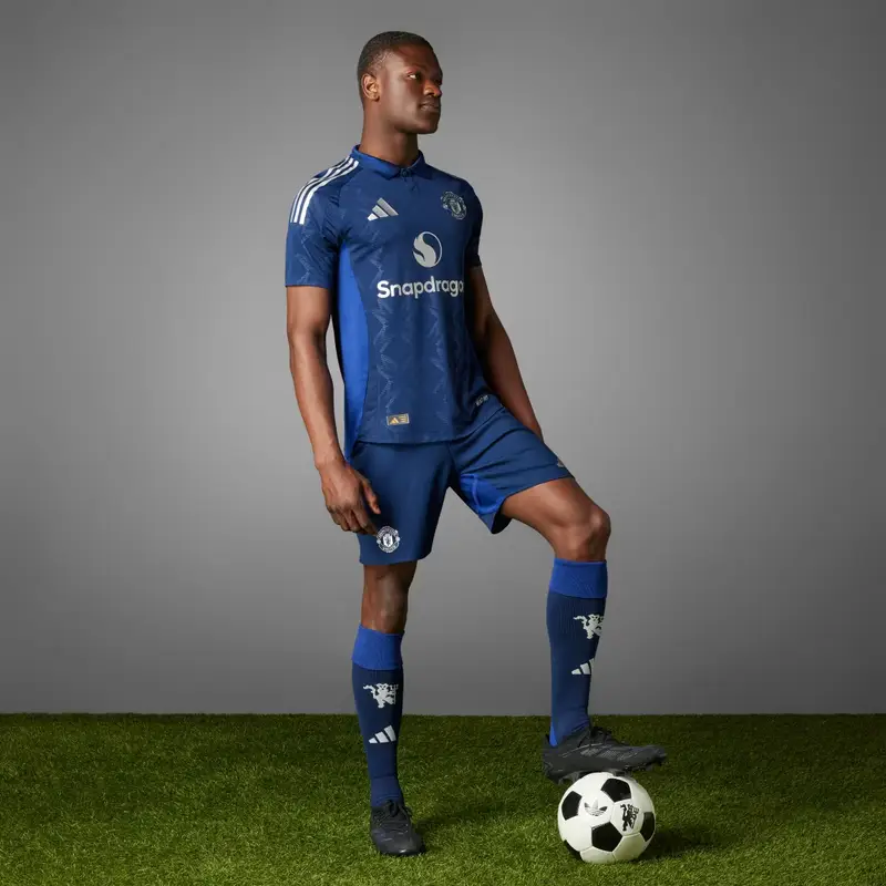 Maglia Away Authentic 24/25 Manchester United FC Night Indigo miniatura 2