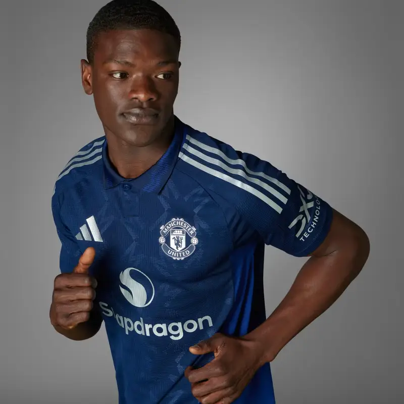 Maglia Away Authentic 24/25 Manchester United FC Night Indigo miniatura 3