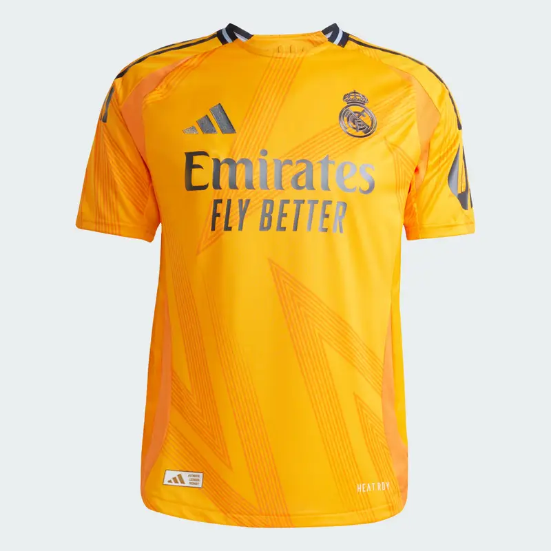 Maglia Away Authentic 24/25 Real Madrid Crew Orange miniatura 4