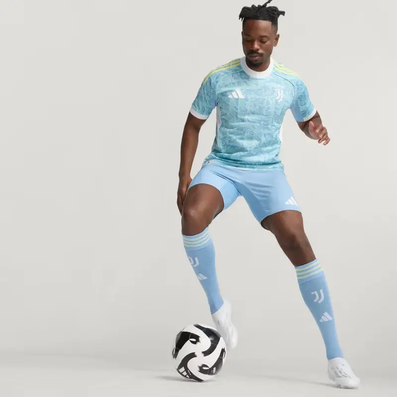 Maglia Away Authentic 25/26 Juventus Ash Blue miniatura 3