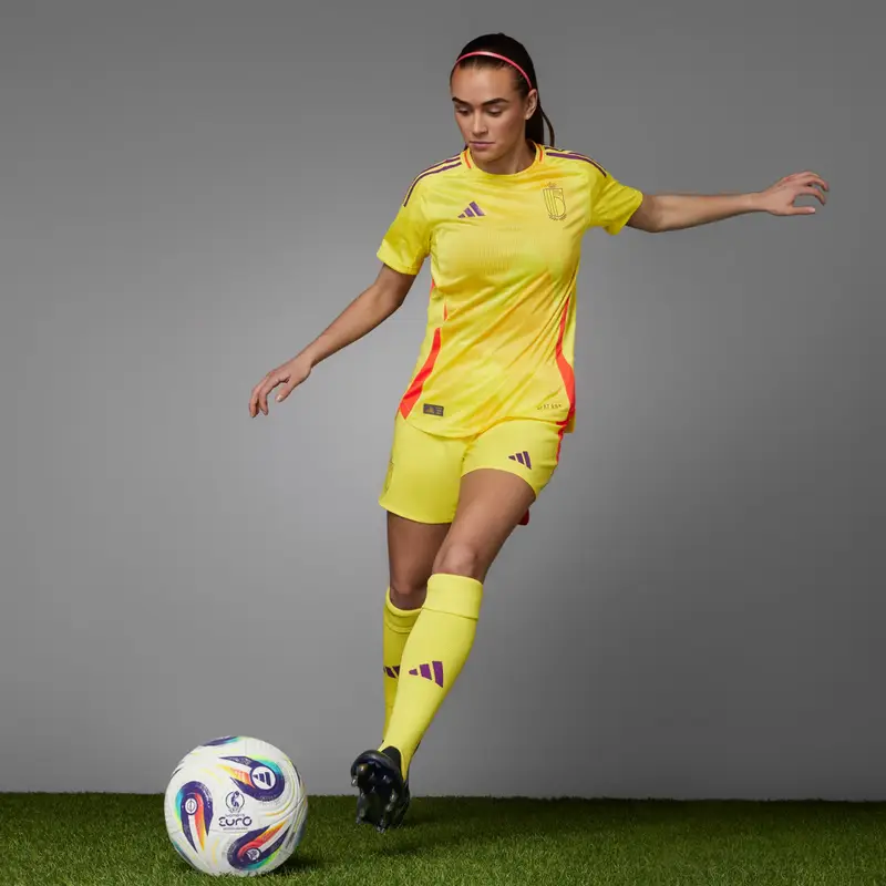 Maglia Away Authentic 25 (Women' s Team) Belgium Impact Yellow miniatura 3