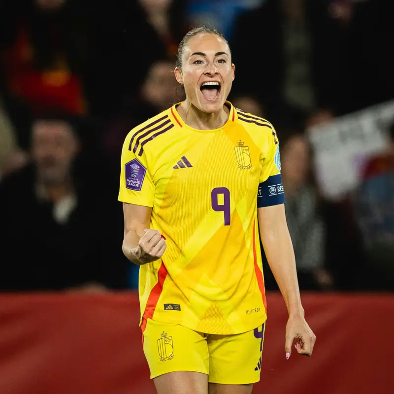 Maglia Away Authentic 25 (Women' s Team) Belgium Impact Yellow miniatura 4