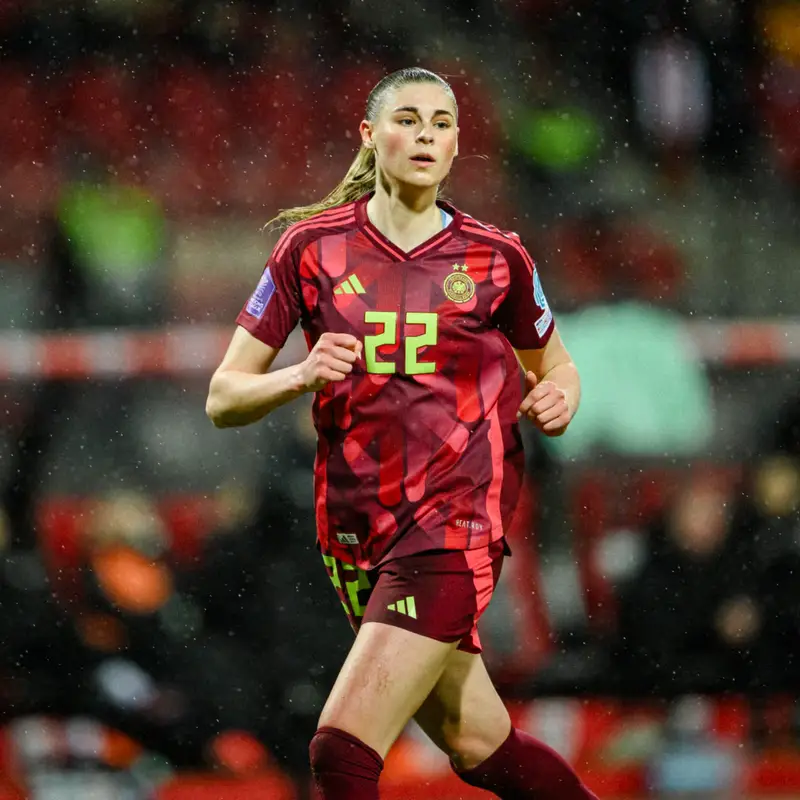 Maglia Away Authentic 25 (Women' s Team) Germany Team Coll Burgundy 2 miniatura 4