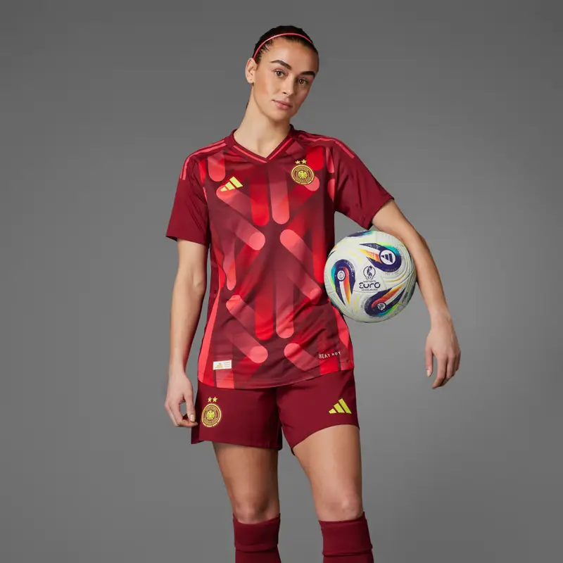 Maglia Away Authentic 25 (Women's Team) Germany Team Coll Burgundy 2