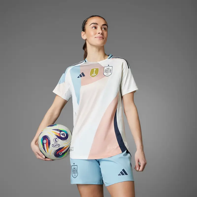 Maglia Away Authentic 25 (Women's Team) Spain Chalk White