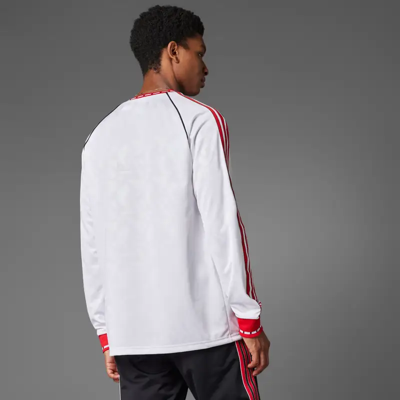 Maglia Away Long Sleeve 1991 Manchester United FC White miniatura 2