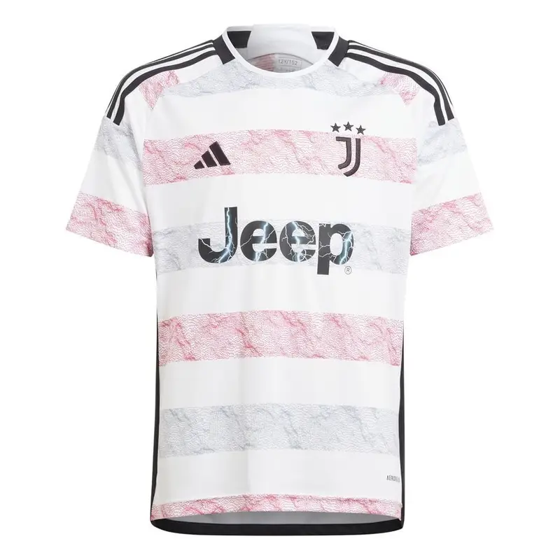 Maglia Away per bambini Juventus Turin 2023/24 Blanc