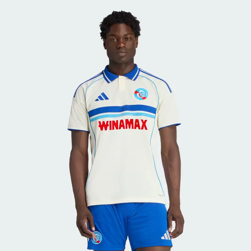Maglia Away RC Strasbourg 25/26 Cream White