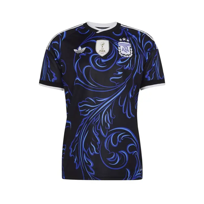 Maglia Calcio Away Argentina 26 Nero Blu Uomo L