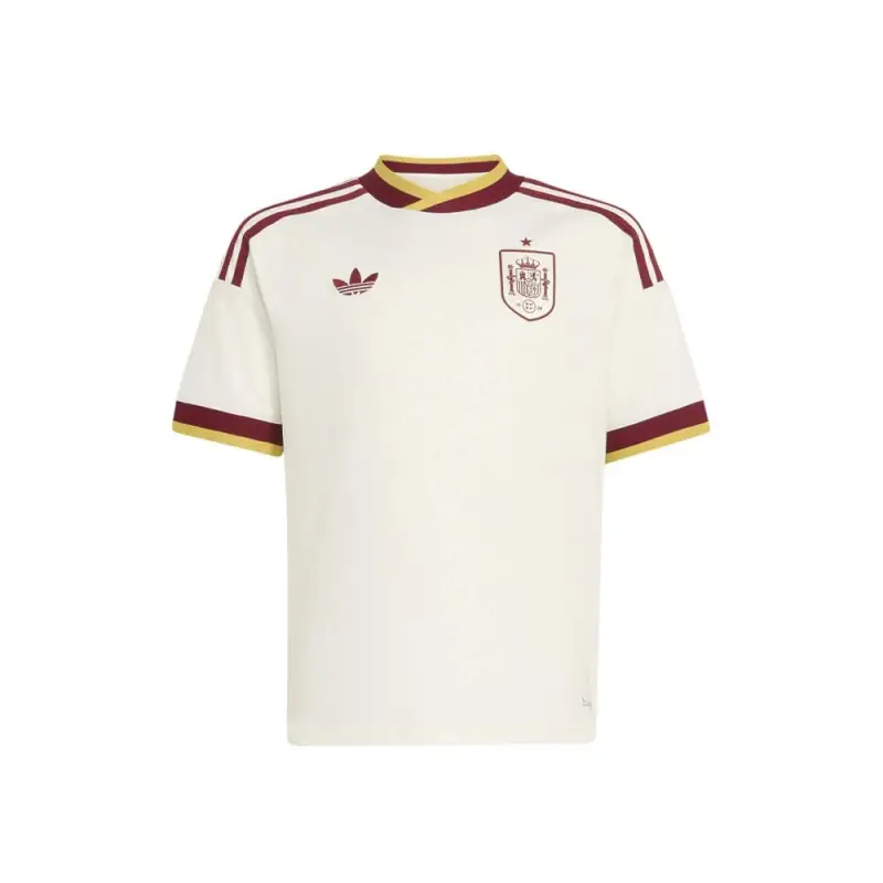 Maglia Calcio Away Spagna 26 Off White Bambino 15-16 A