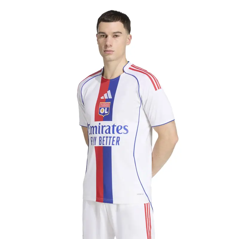 Maglia Casa OL 2025/26 Blanc