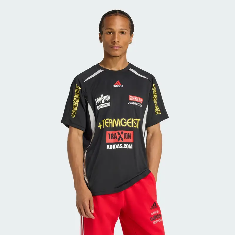 MAGLIA CON GRAFICA MOTO TEAMGEIST Black