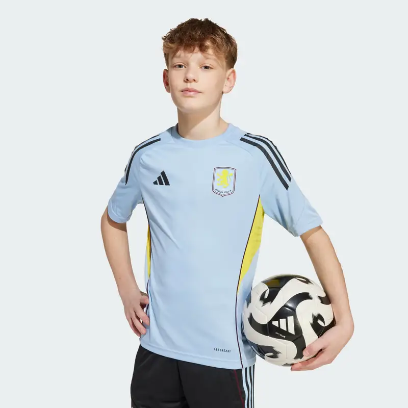 Maglia da allenamento Aston Villa FC Tiro 25 Competition bambini Glow Blue miniatura 2