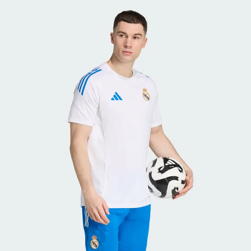 Maglia da allenamento Competition Tiro 25 Real Madrid White miniatura 3