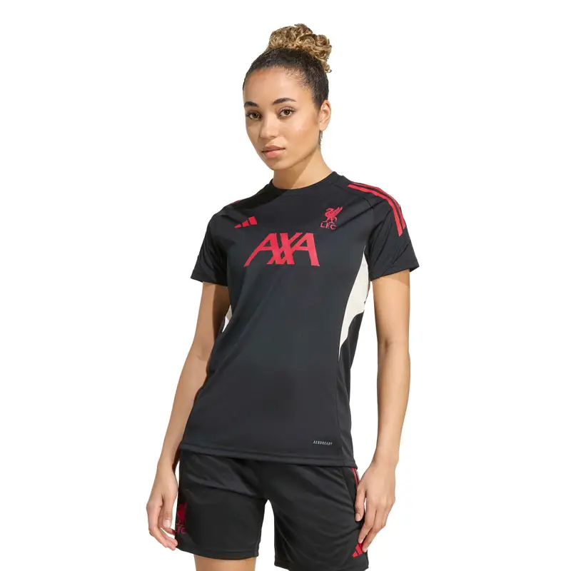 Maglia da allenamento competizione donna Liverpool FC 2025/26 Noir