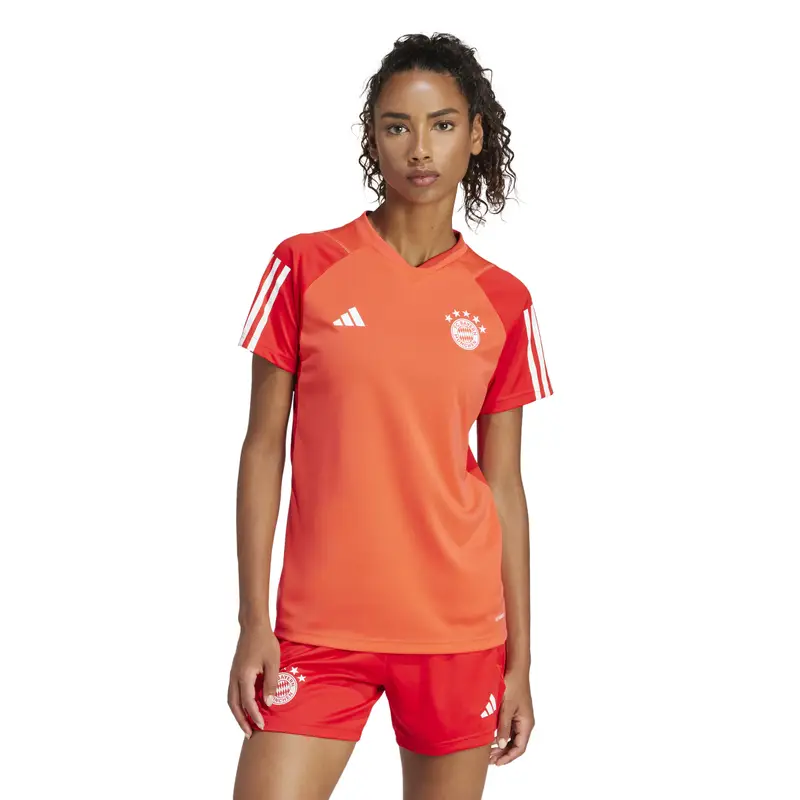 Maglia da allenamento da donna Bayern Munich Tiro 23 Rouge