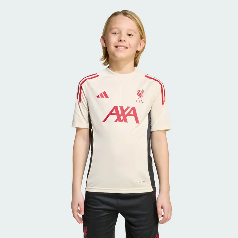 Maglia da allenamento Liverpool FC Tiro 25 Competition Bambini Wonder White miniatura 3