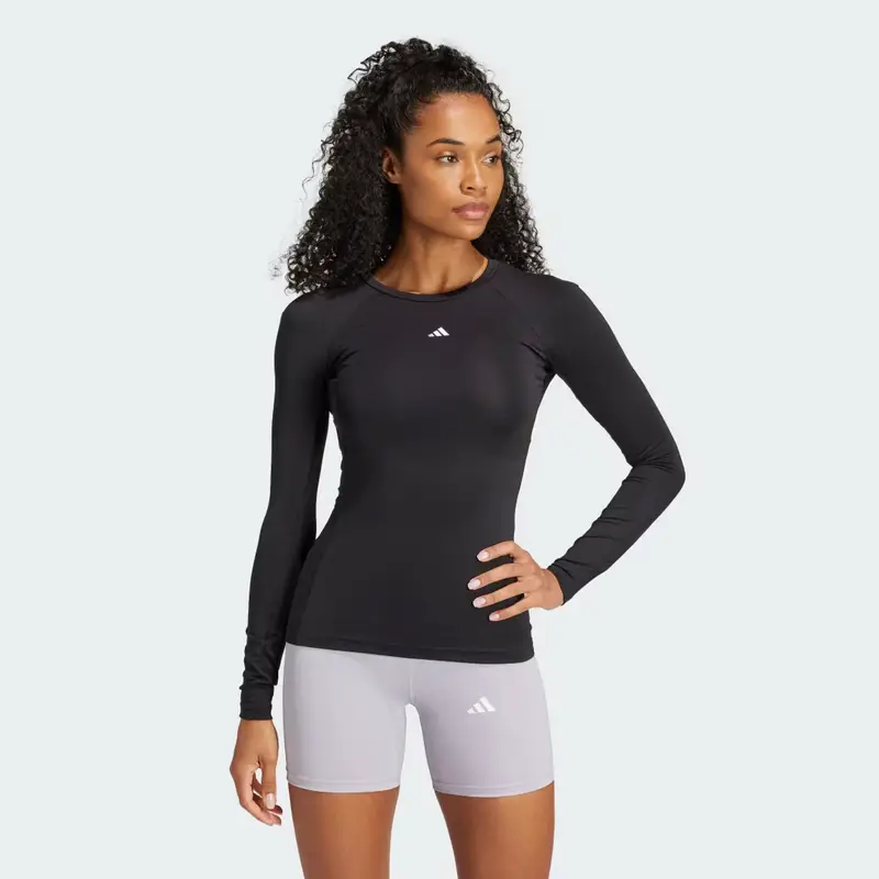 Maglia da allenamento TECHFIT Long Sleeve Black