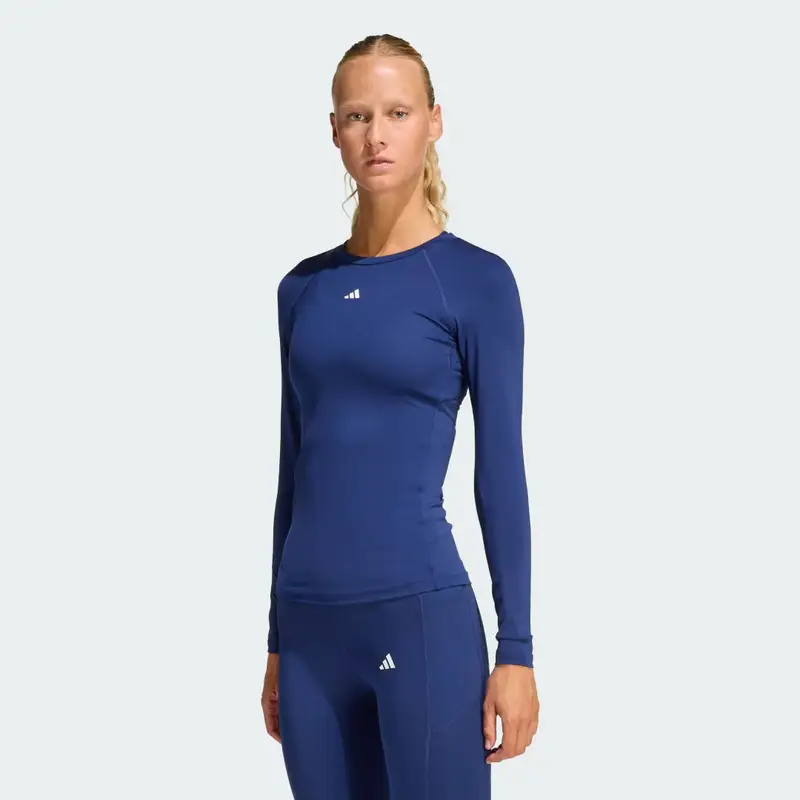 Maglia da allenamento TECHFIT Long Sleeve Dark Blue