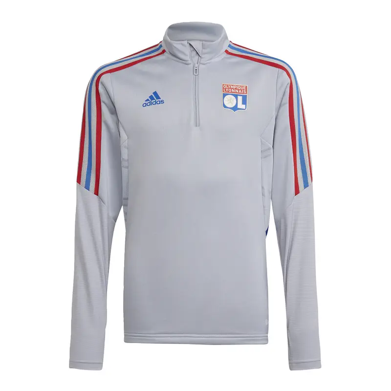Maglia da allenamento Tiro 21 Olympique Lyonnais | Adidas Grigio argento