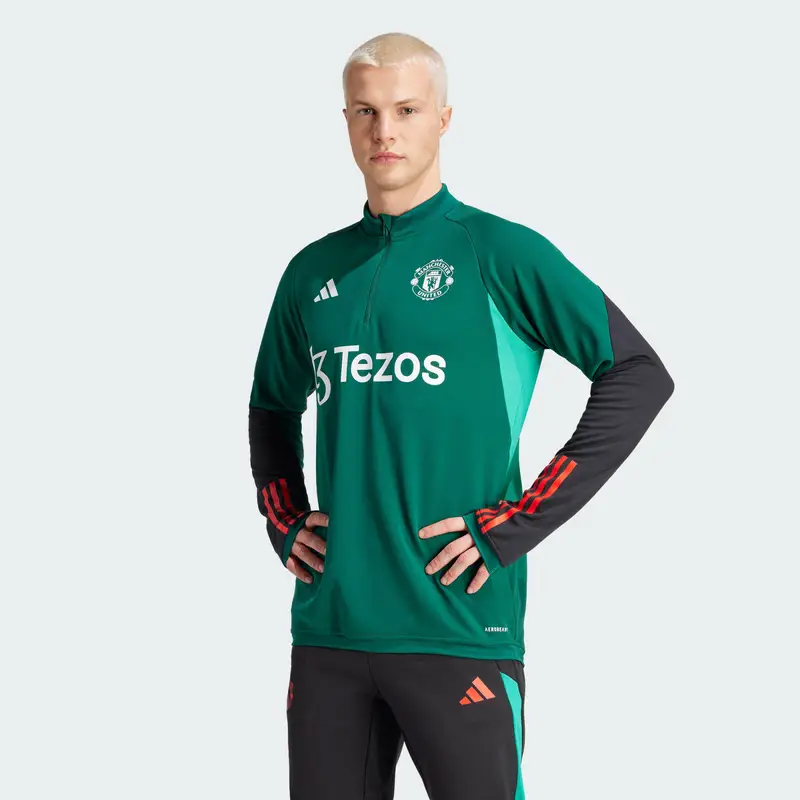 Maglia da allenamento Tiro 23 Manchester United FC | Adidas Verde scuro