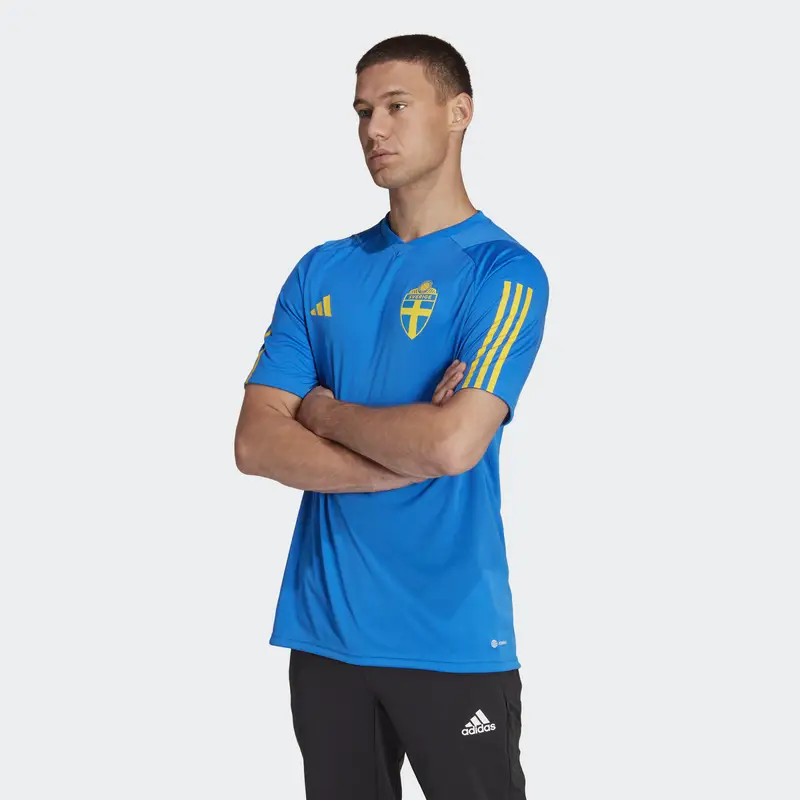 Maglia da allenamento Tiro 23 Sweden | Adidas Blu