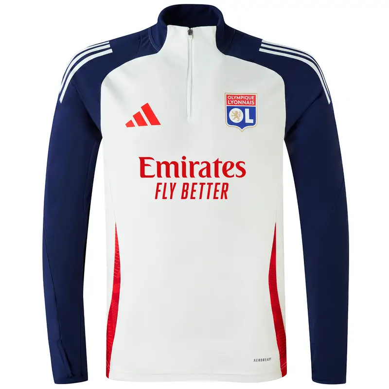Maglia da allenamento Tiro 24 Olympique Lyonnais | Adidas Bianco