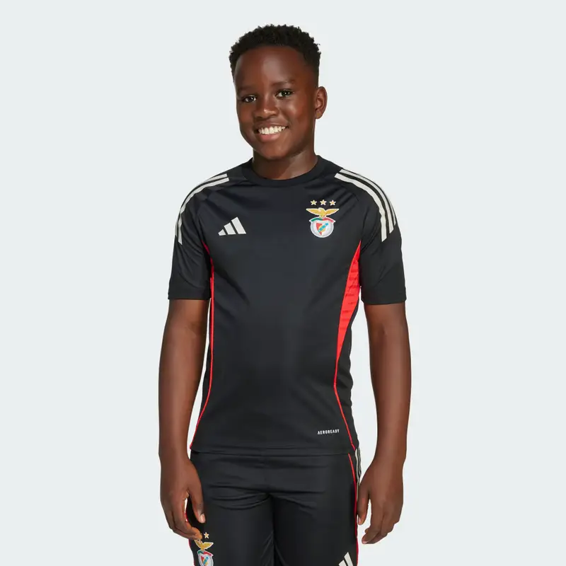 Maglia da allenamento Tiro 25 Competition Junior Benfica Black