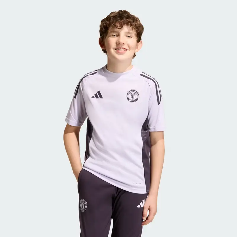 Maglia da allenamento Tiro 25 Competition Junior Manchester United FC Purple Tint miniatura 3
