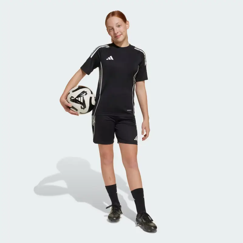 Maglia da allenamento Tiro 25 Competition Kids Black miniatura 3