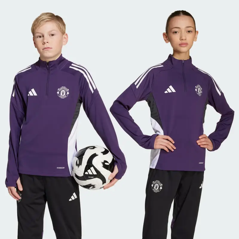 Maglia da allenamento Tiro 25 Competition Kids Manchester United FC Aurora Plum miniatura 2