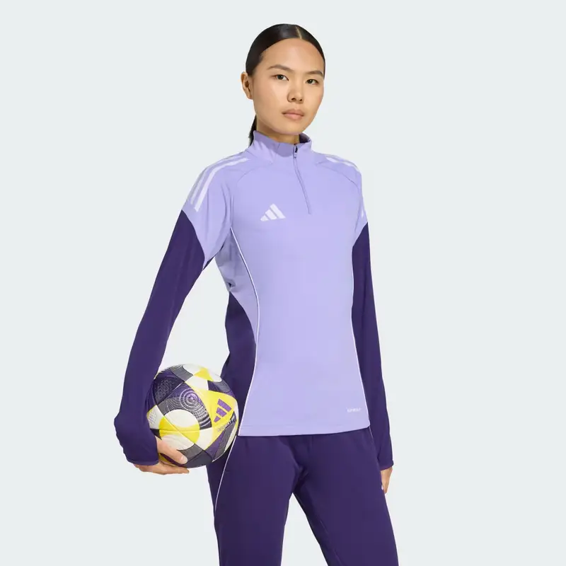 Maglia da allenamento Tiro 25 Competition Light Purple miniatura 3